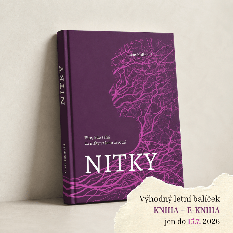 Kniha Nitky autorky Lucie Kolínské - letní balíček kniha + e-kniha do 15.7.2026